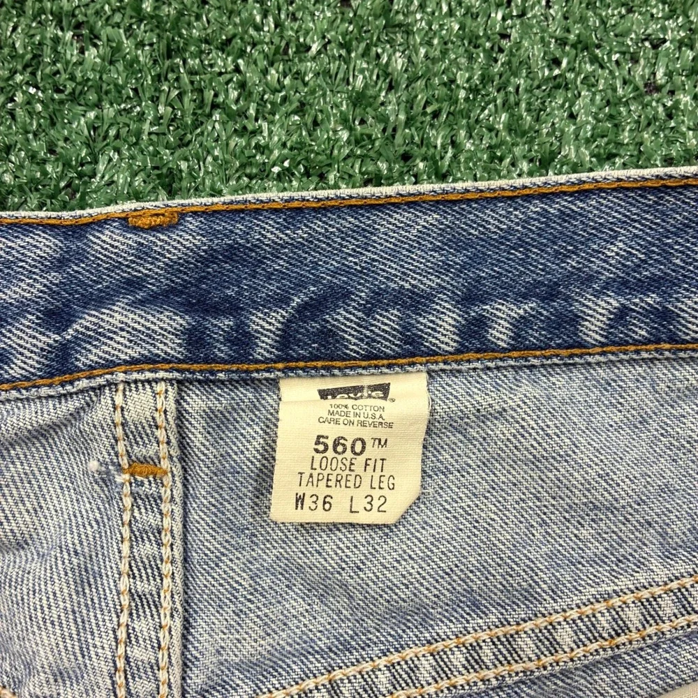 Vintage‎ 90s Levis 560 Jeans Light Wash Denim